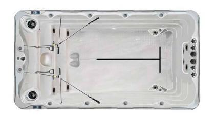 Плавательный спа бассейн Passion Spas Sport Swimspa Fitness 1 (рис.2)