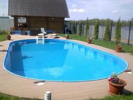 Морозоустойчивый бассейн Summer Fun овальный 11x5.5x1.5 м